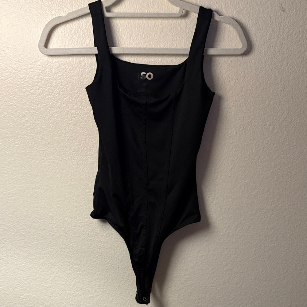 Black One Piece Bodysuit